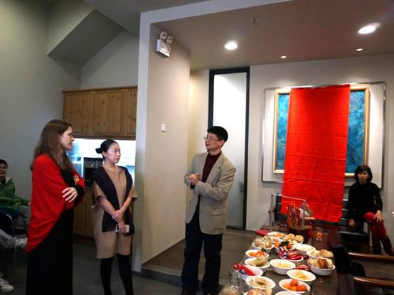 Chinese man with a British artist wife in North China