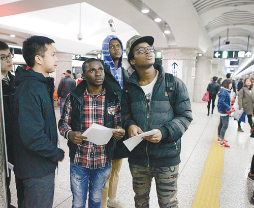 International students help improve Shenyang’s metro