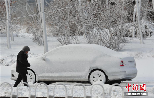 Heavy snow hits Shenyang