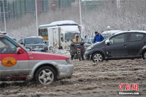 Heavy snow hits Shenyang