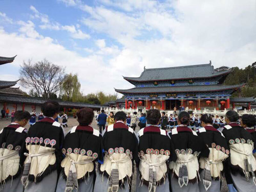 Sanduo Festival held to honor Naxi god