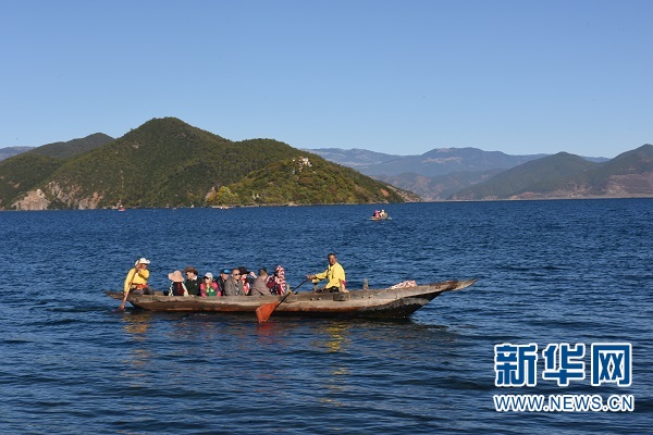 Transportation connected, booming tourism in Lugu Lake