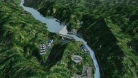 Cascade Hydropower Stations under construction