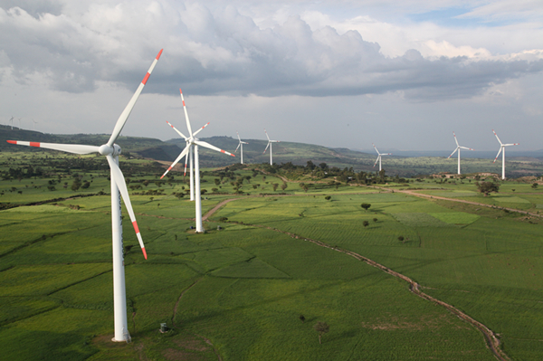 Adama wind farm Phase I & II Project in Ethiopia