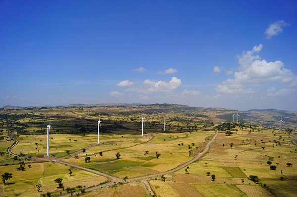 Adama wind farm Phase I & II Project in Ethiopia