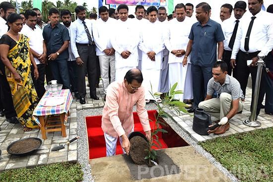 Sri Lanka president attends groundbreaking of POWERCHINA project