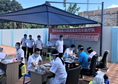 Medical team helps POWERCHINA project with epidemic control