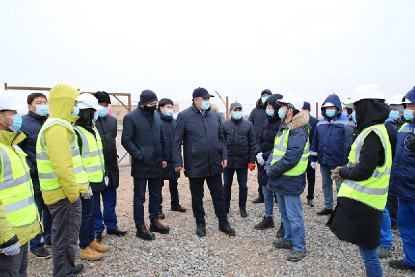 Kazakhstan Minister of Energy visits POWERCHINA project