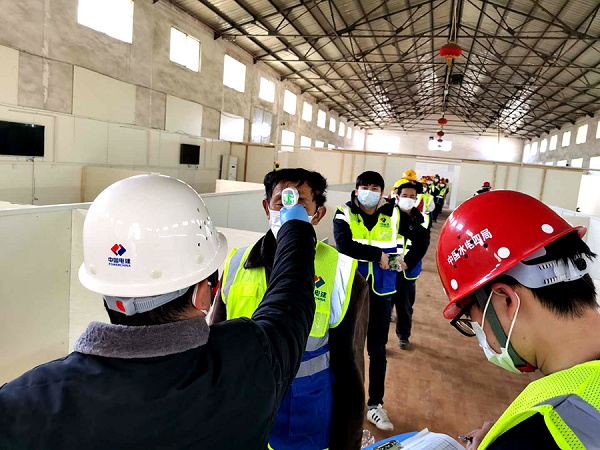 POWERCHINA assists with building of Wuhan mobile hospital