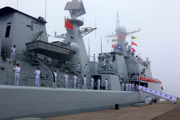 Chinese fleet departs for Sino-Russian drills