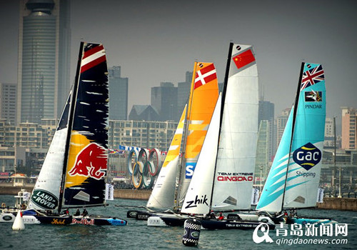 2015 Extreme Sailing Series held in Qingdao
