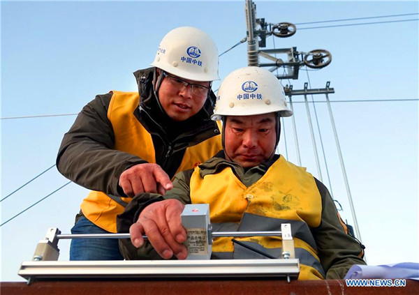 Jinan-Qingdao high-speed railway under construction