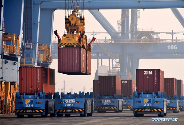 Automated port terminal in Qingdao handles 790,000 TEUs within first year