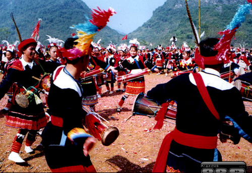 Singing party of the Yao ethnic group