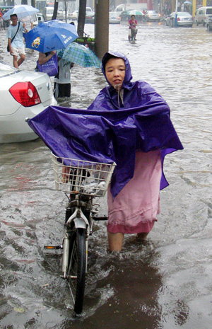 Heavy summer rain hits Jinan