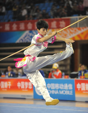 Martial arts competition in E China