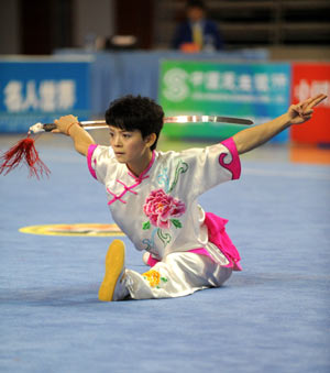 Martial arts competition in E China