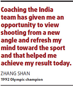 Coaching adds new dimension for veteran Zhang