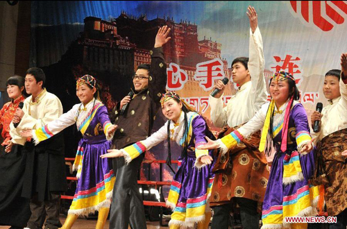 Tibetan New Year celebrated at Ji'nan Tibet Middle School