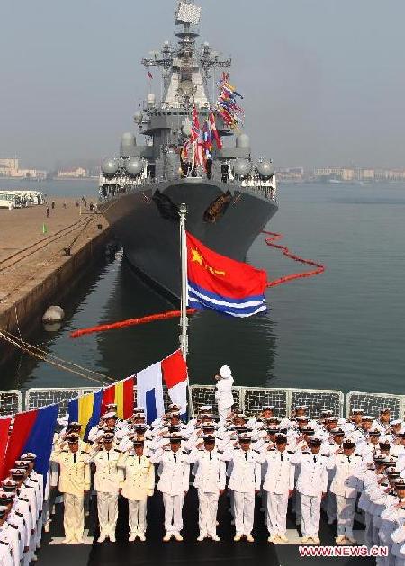 63rd founding anniversary of Chinese navy celebrated in Qingdao