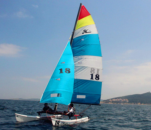 Sailing races under way in Shandong