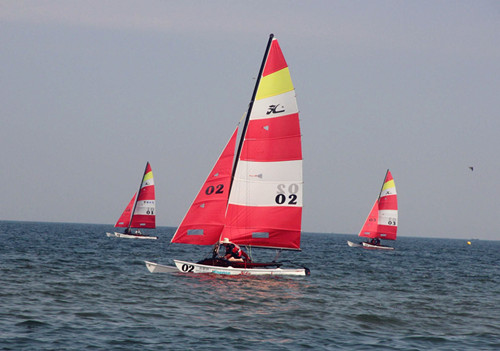 Sailing races under way in Shandong