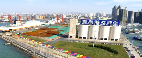 Qingdao port handles 60 percent of land and sea freight traffic between China and ROK