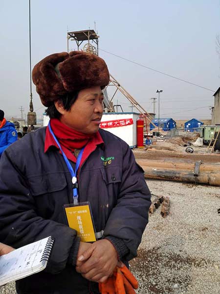 Rescue work at the collapsed gypsum mine in East China