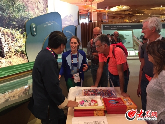 Shandong cultural heritages shine at Expo Milano