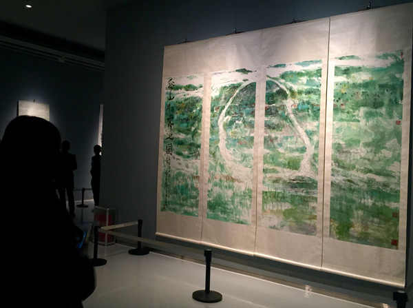 Taiwan paintings on display in Shandong exhibition