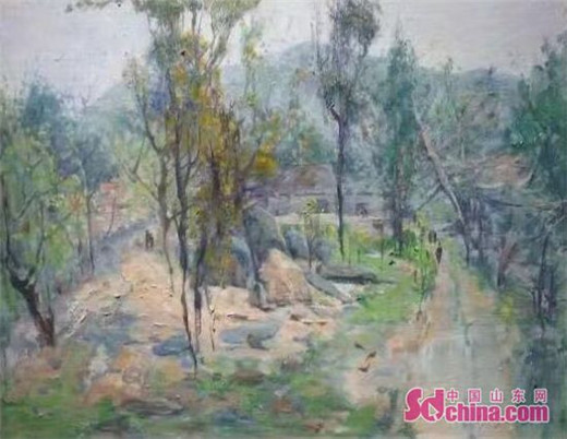 Li Ping's art exhibition opens in Shandong