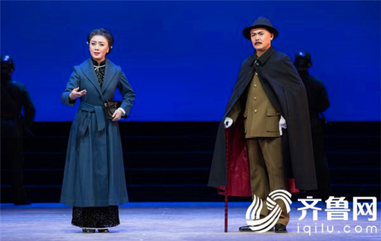 Peking opera of the Xi'an Incident on Shandong stage