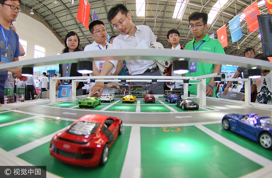 Chinese youths showcase innovative talents at tech competition