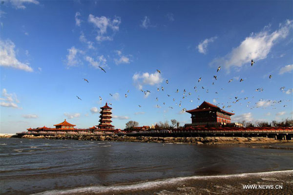 Scenery of Penglai in East China's Shandong