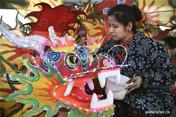 Female intangible cultural heritage inheritors mark Int'l Women's Day in Shandong