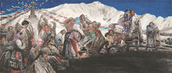 Chinese painter Feng Yuan opens exhibition in Shandong