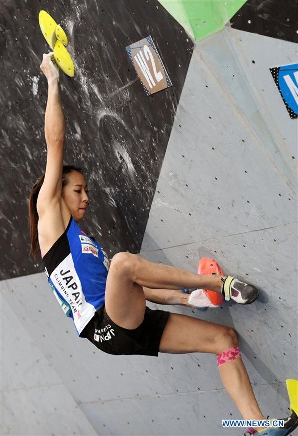 Highlights of IFSC Climbing World Cup in Tai'an