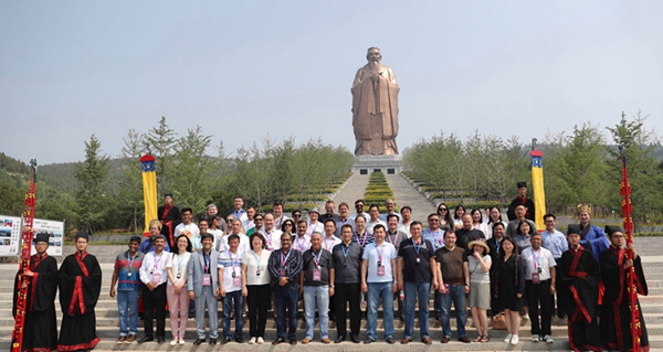 In pics: SCO country media visit Confucius hometown