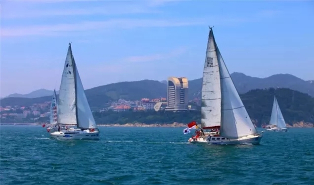 Highlights of Weihai intl yacht race