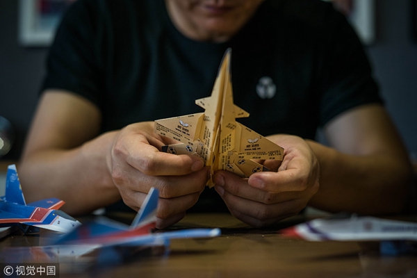 Soaring dream: Aviation fan sells 16 million paper planes in 5 years
