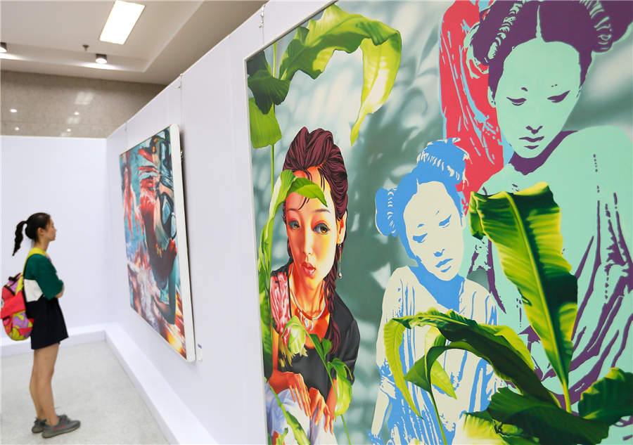Artworks from Sichuan Fine Arts Institute on display in Shandong