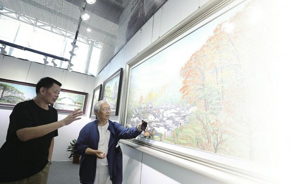 Art fair concludes in Jinan