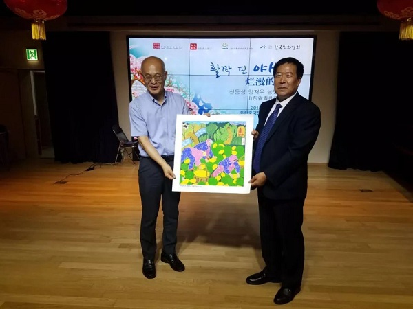 S Korea highlights Qingzhou farmers' paintings