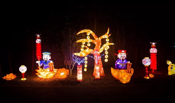 Lantern festival adorns Taierzhuang ancient town