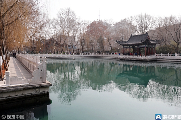Enjoy early spring scenery at Pearl Spring Park