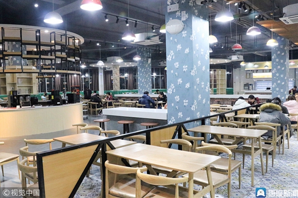 Updated dining halls open at Liaocheng University