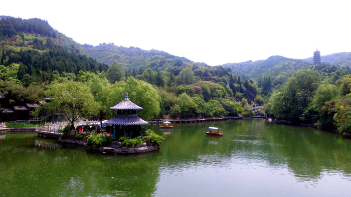 Early summer view of Jinan, Shandong province