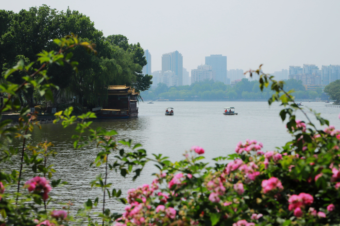 Early summer view of Jinan, Shandong province