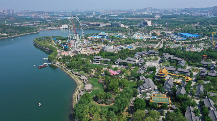 Early summer view of Jinan, Shandong province