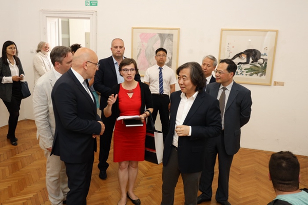 Belgrade exhibition highlights Shandong culture through ink and wash